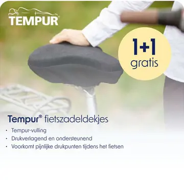 Aanbieding: Fietszadeldekje Tempur Alcatraz - Zwart