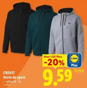 Offre: Veste de sport