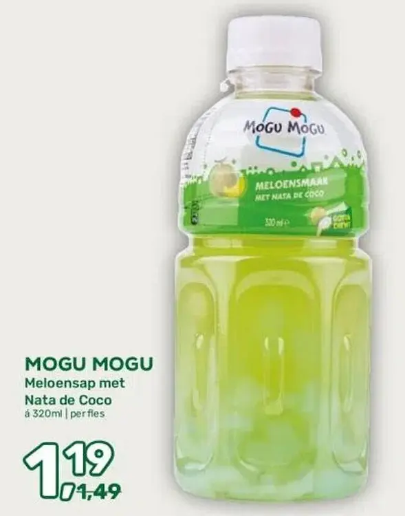 Aanbieding: Meloensap met Nata de Coco