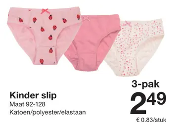 Aanbieding: Kinder slip