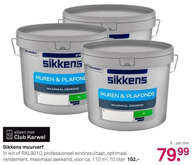 Aanbieding: Muurverf