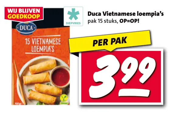 Aanbieding: Vietnamese loempia's