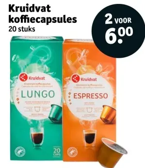Aanbieding: Kruidvat koffiecapsules