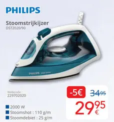 Promotie: Stoomstrijkijzer