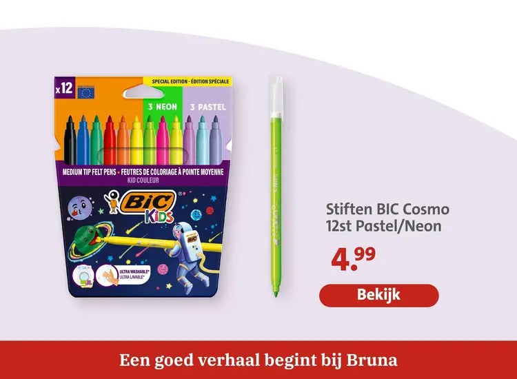 Aanbieding: Stiften BIC Cosmo
