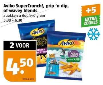 Aanbieding: Aviko SuperCrunch!, grip 'n dip, of wavey blends