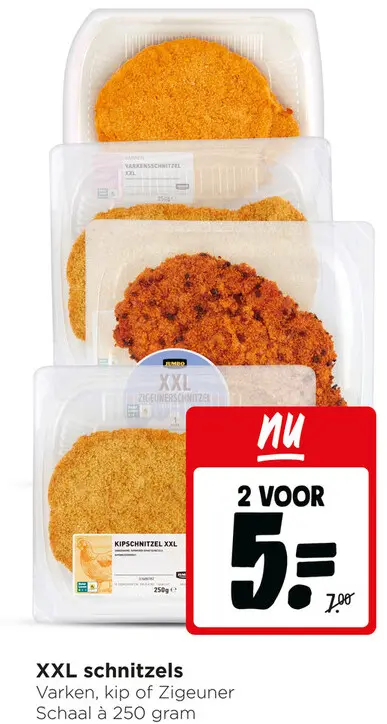 Aanbieding: XXL schnitzels