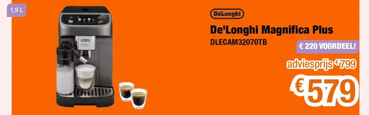 Promotie: De'Longhi Magnifica Plus