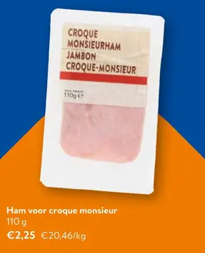 Aanbieding: Ham voor croque monsieur