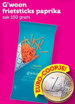 Aanbieding: Frietsticks paprika