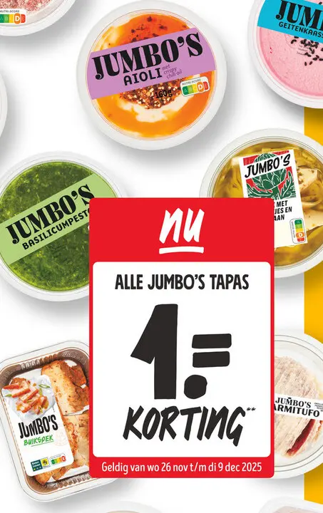 Aanbieding: Alle Jumbo's Tapas