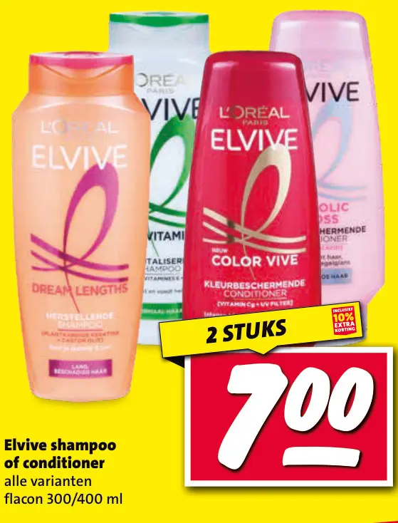 Aanbieding: Elvive shampoo of conditioner