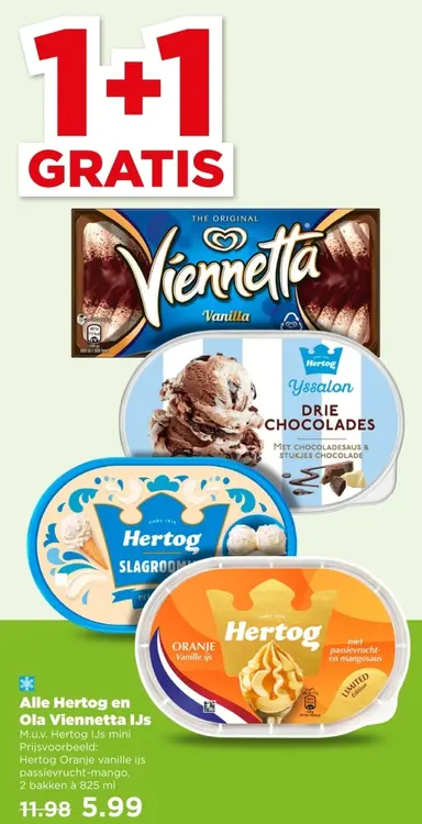 Aanbieding: Hertog en Ola Viennetta IJs