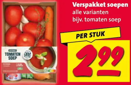 Aanbieding: Verspakket soepen tomaten soep
