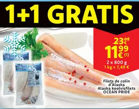 Offre: Filets de colin d'Alaska