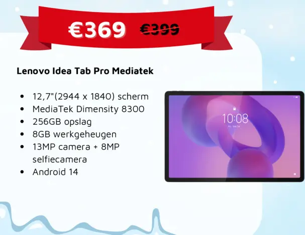 Aanbieding: Lenovo Idea Tab Pro Mediatek