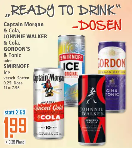 Aanbieding: Ready to Drink Cans