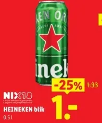 Aanbieding: Blik bier