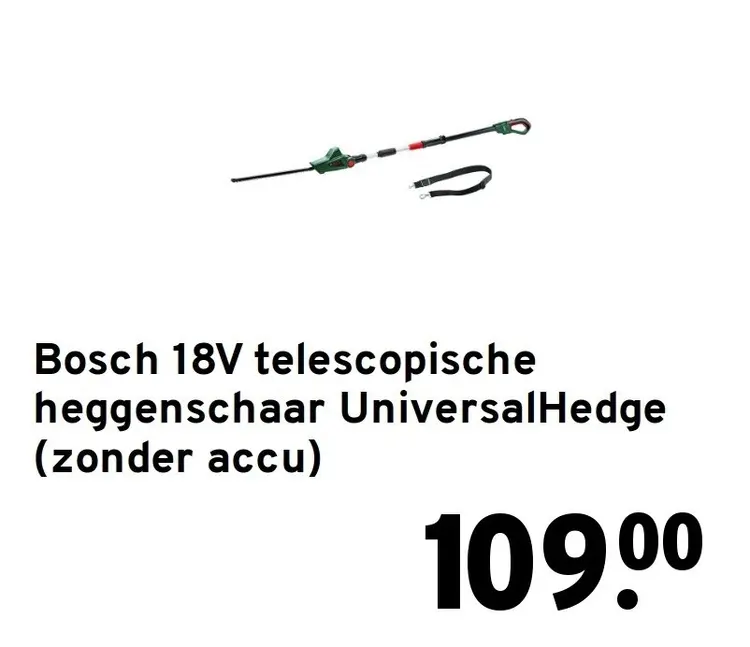 Aanbieding: 18V telescopische heggenschaar UniversalHedge (zonder accu)