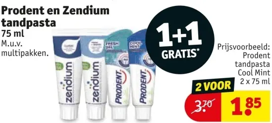 Aanbieding: tandpasta