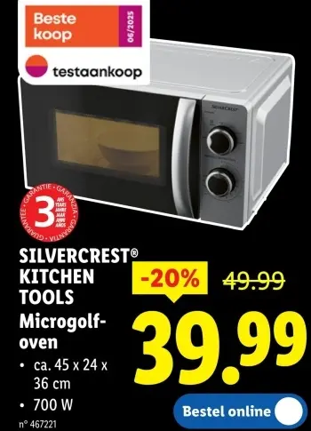 Aanbieding: Microgolf-oven