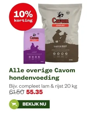 Aanbieding: Cavom hondenvoeding