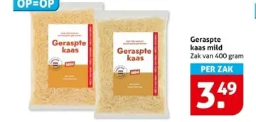 Aanbieding: Geraspte kaas mild