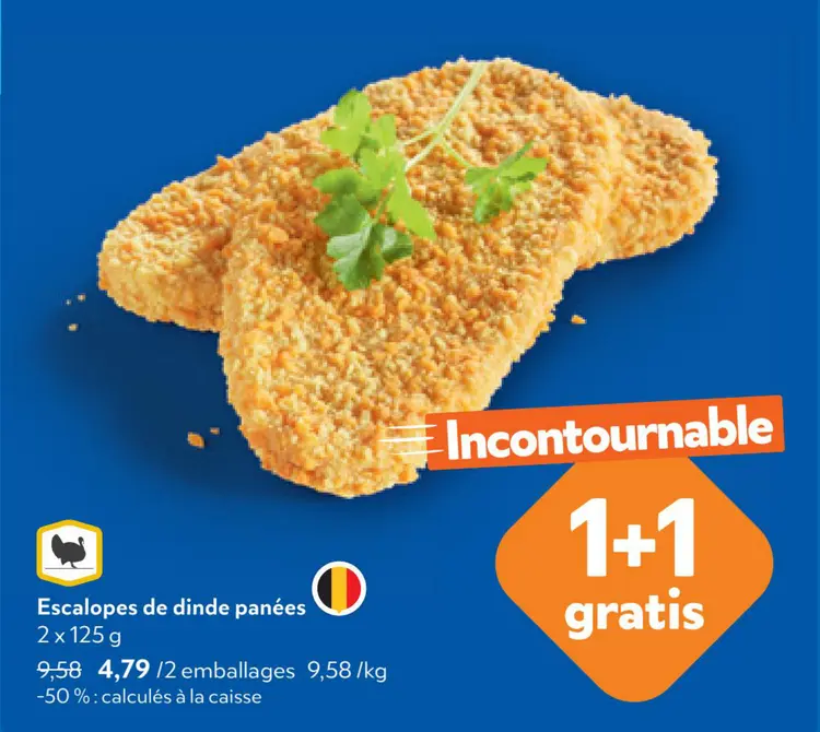 Offre: Escalopes de dinde panées