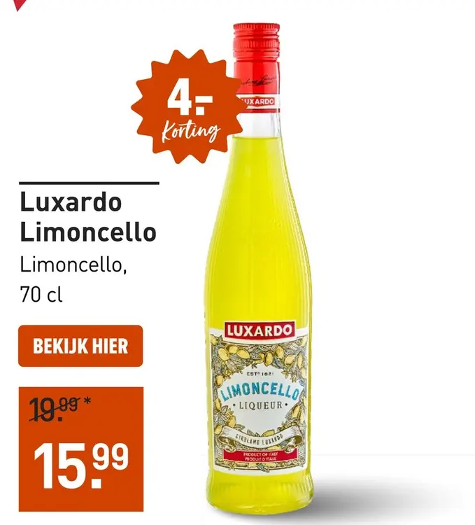 Aanbieding: Luxardo Limoncello