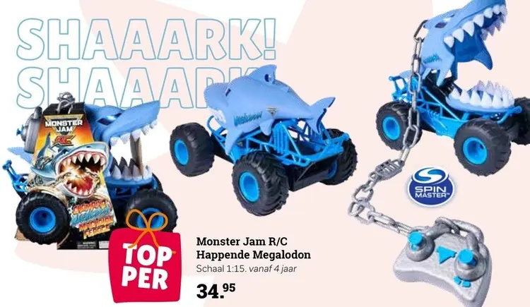 Promotie: Monster Jam R/C Happende Megalodon