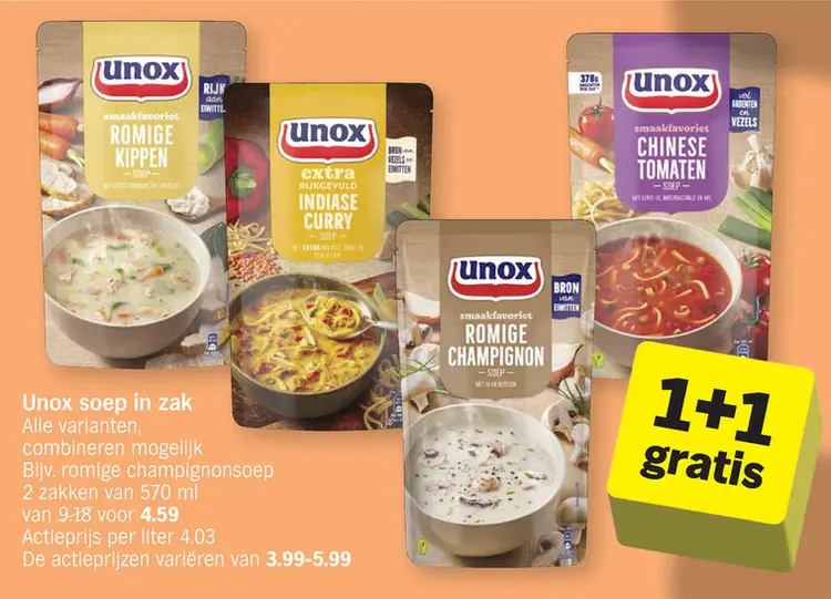 Offre: Soep in zak