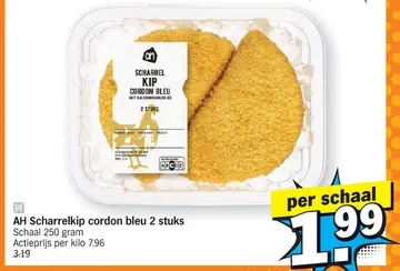 Aanbieding: AH Scharrelkip cordon bleu