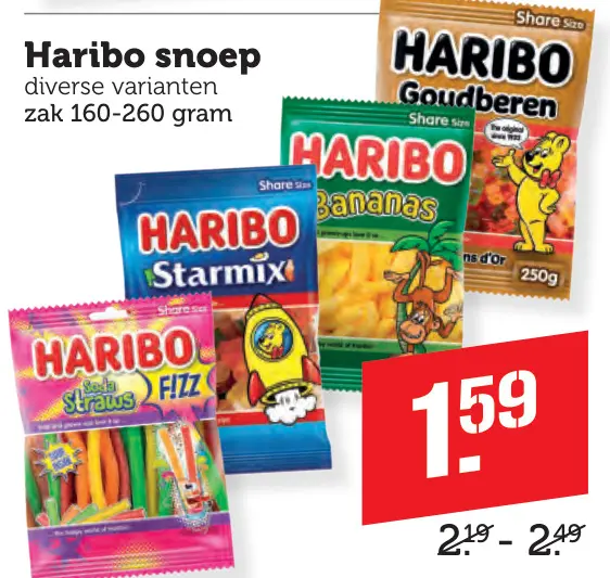 Aanbieding: Haribo snoep