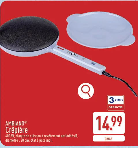 Offre: Crêpière