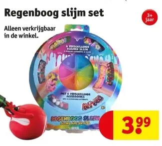 Promotie: Regenboog slijm set