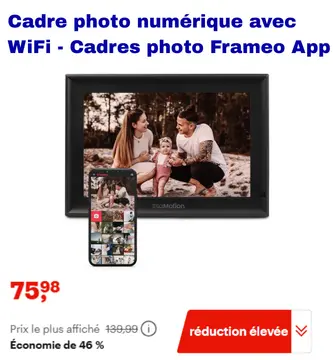 Offre: Cadre photo numérique avec WiFi - Cadres phot