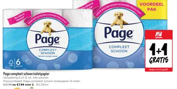 Aanbieding: Page compleet schoon toiletpapier