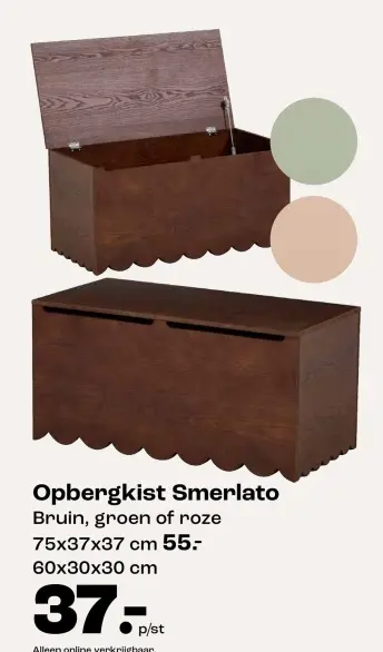 Aanbieding: Opbergkist Smerlato