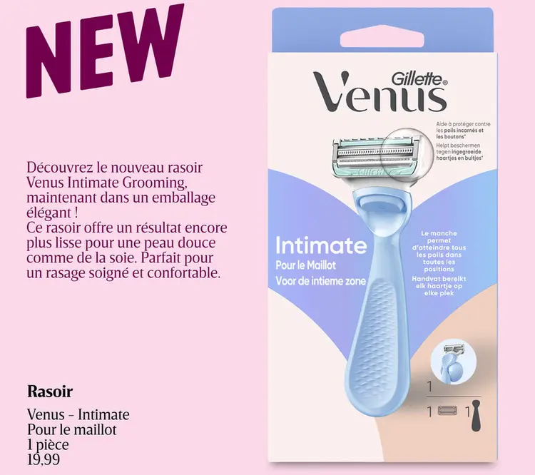 Offre: Rasoir Venus - Intimate Pour le maillot