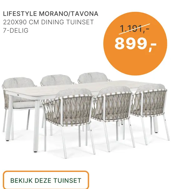 Aanbieding: Dining tuinset