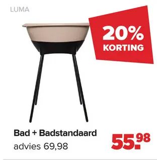 Aanbieding: Bad + Badstandaard