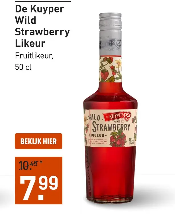 Aanbieding: Wild Strawberry Likeur