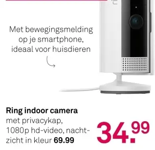 Aanbieding: Ring indoor camera