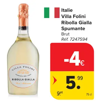 Offre: Ribolla Gialla Spumante Brut