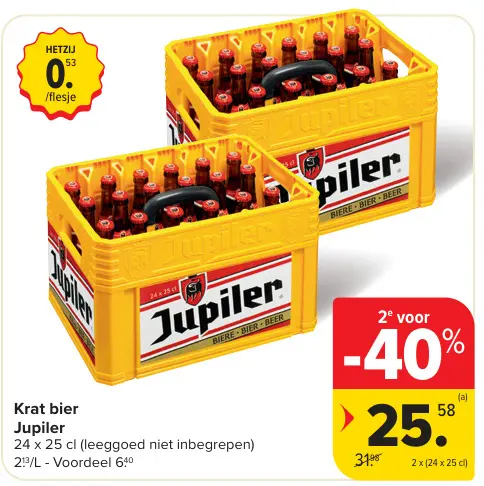 Promotie: Krat bier