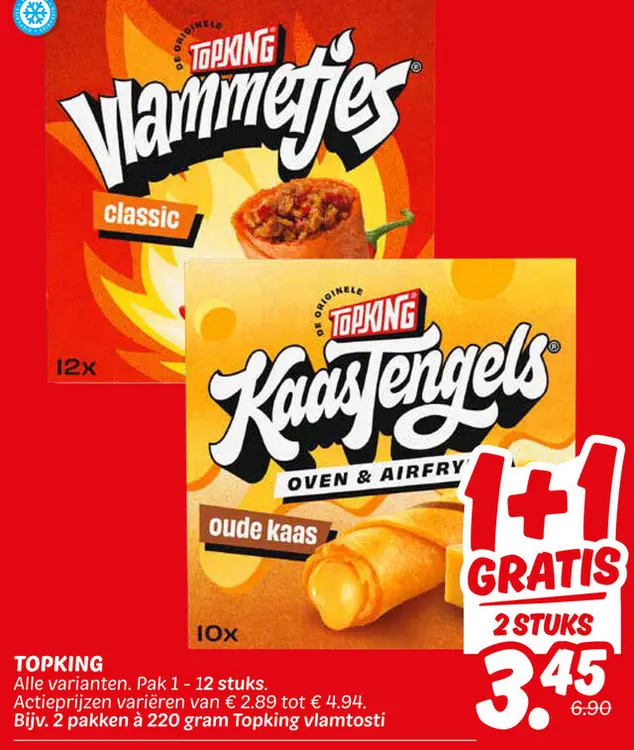 Aanbieding: Vlammetjes & Kaastengels