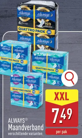 Aanbieding: Maandverband