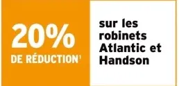 Offre: robinets