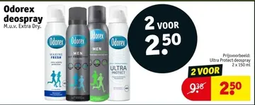 Aanbieding: Odorex deospray
