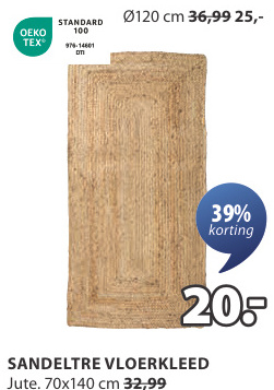 Aanbieding: SANDELTRE VLOERKLEED